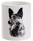 Mug - German Shepherd Dog by Mike Sibley
