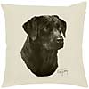 Cushion - Black Labrador by Mike Sibley