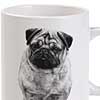 Mug - Pug by Mike Sibley