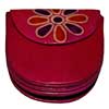 Double-sided Leather Coin Purse - press stud closer