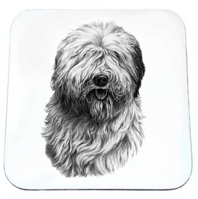 Mike Sibley coaster - Old English Sheepdog